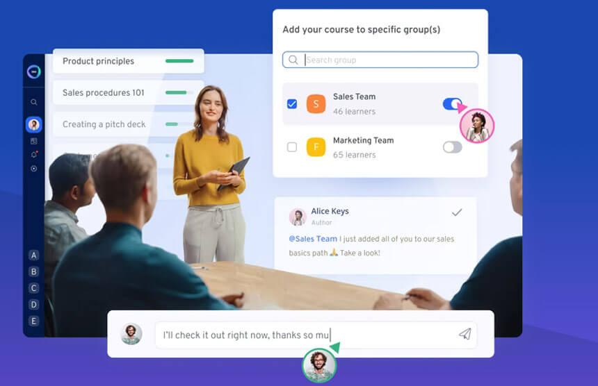 A screenshot showing Looop's platform interface.